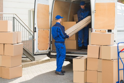 Organised office storage units in a Westwickham workplace