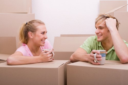 Boxes and furniture prepared for small removals in Westwickham