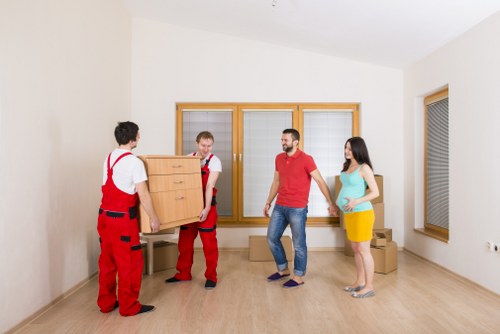 Protective wrapping of furniture during removals in Westwickham