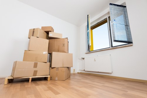 Secure and tidy storage area with controlled access and clear floors