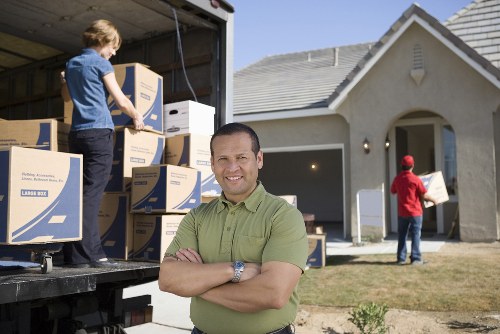 Packing boxes for a Westwickham apartment move